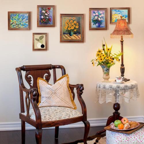 11x14 Vintage Picture Frame, Gold Finish with Real Glass Front, 11 x 14 Photo Frames Elegant Design for Wall, Perfect for Home, Art, or Wedding Photos, Gift