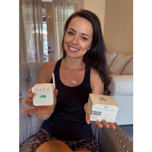 Speed Wave WiFi Extender 2025 Extendtecc WiFi Booster Wireless Signal Booster 300Mbps, Extend Tecc WiFi Repeater Wireless Signal Booster 2.4 GHz Dual Band 360° Full Coverage Internet Extender