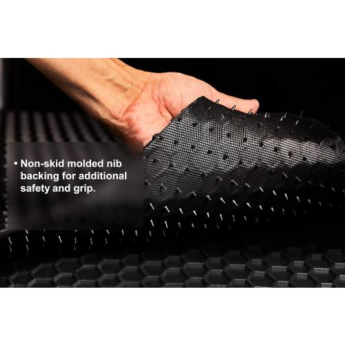 TOUGHPRO Floor Mats Accessories Set   3rd Row for Kia Telluride All Weather Heavy Duty Black Rubber 2020 2021 2022 2023 2024 2025