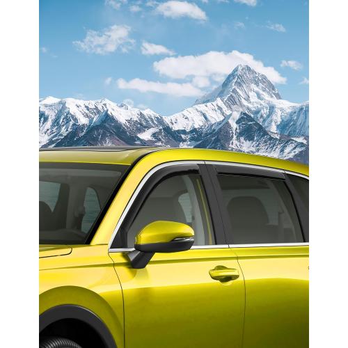 in-Channel Window Rain Guards Fit for Honda CR-V CRV 2023 2024 2025 C-RV Extra Durable Window Deflectors Vent Shades Visors Exterior Car Accessories- 4 pcs