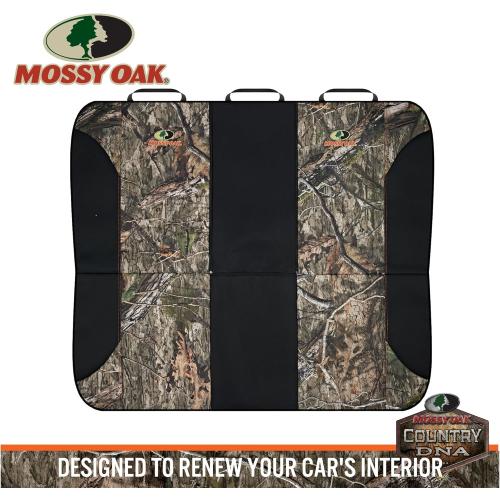 Mossy Oak Low Back Camo Full Size Bench Seat Covers, Universial Fit, Fit Most Rear Seats - Made with Premium Rip-Stop Oxford Fabric - Official Licensed Product
