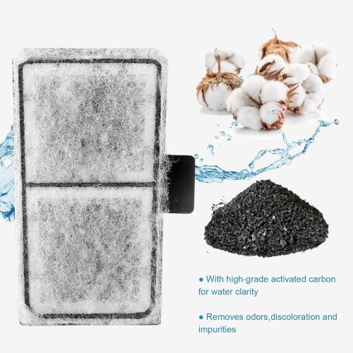 AQQA 8 Pack Aquarium Filter Cartridge Replacement Fish Tank Filter Cartridge for Aquarium Internal Filter (Medium)