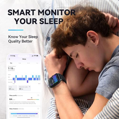 Smart Watch for Men(Answer/Make Call),Alexa Built-in,1.8Fitness Tracker with Heart Rate Sleep SpO2 Monitor,100 Sport Mode,5ATM Waterproof,Activity Trackers and Smartwatches for iOS and Android Phones