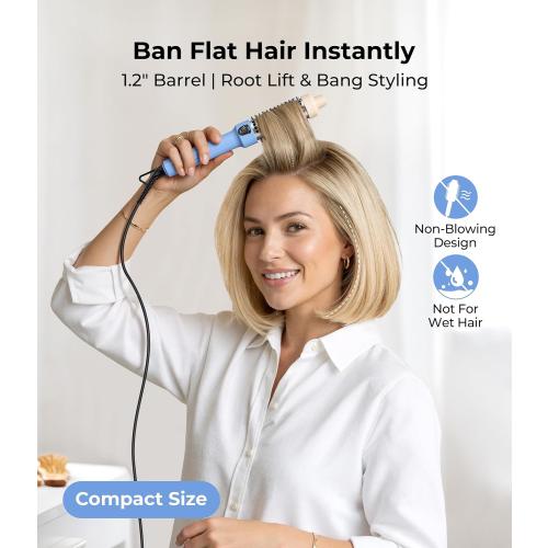 Farery Thermal Brush for Bangs Styling, 1.2 Inch