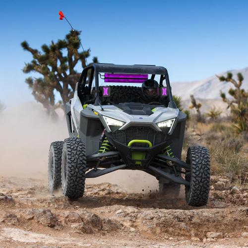 Ehaho 2.1CH Stereo UTV Sound Bar (Subwoofer) and Speakers, 26 Inch Bluetooth ATV Soundbar with RGB Lights, Waterproof Golf Cart Sound Bar, Marine Sound bar Compatible with SXS Polaris RZR Can-Am