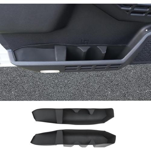 Front Door Side Storage Trays for 2025-2026 Toyota 4Runner (2PCS) | Side Storage Box Slot Pockets Silicone Organizer for 4 Runner Accessories