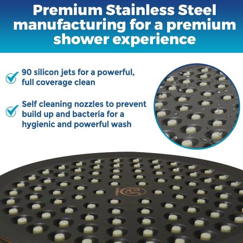 CircleSplash Shower Head - High Pressure 2.5 GPM - Oil Rubbed Bronze