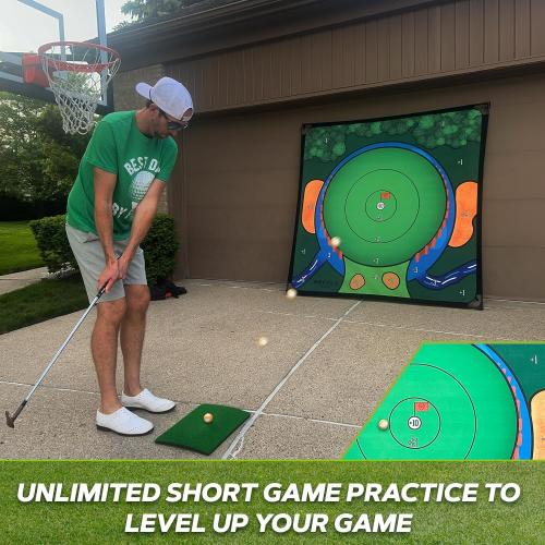 Battle Golf Chipping Game - The Original Portable Golf Game for Chipping Practice for Dads and Junior Golfers - Indoor and Outdoor