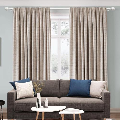 KAMANINA Curtain Rod 32 to 58 Inches (2.6-4.8ft), White Curtain Rods for Windows, 7/8 Inch Adjustable Modern Drapery Rod with Round Finials