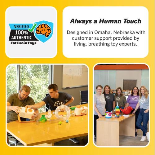 Fat Brain Toys The Original Air Toobz, Air-Powered STEM Building Toys for Kids & Teens, Kids Building Toys, STEM Toys for 3  Year Old