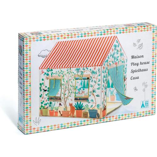 DJECO - Play Tent Play House - Easy Assemble Kids Playhouse - Playing Inside Tent - Quick Assembly for Instant Fun - Engaging Play Space - Encourages Imagination & Adventure