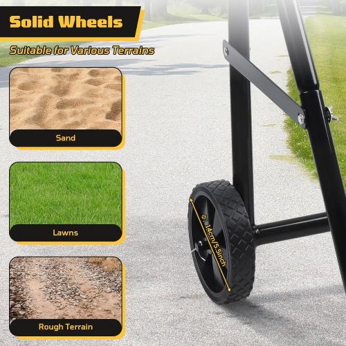 Outboard Boat Motor Stand,Outboard Motor Stand,165LB Load Outboard Motor Carrier,Boat Motor Stand with Wheels,Portable Boat Motor Engine Trolley for Motor Repair, Maintenance,Storage