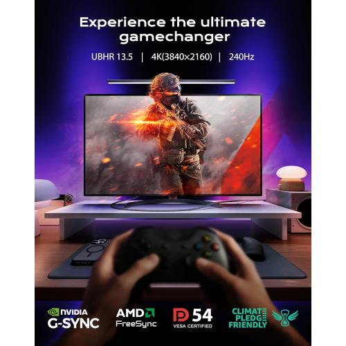Stouchi VESA Certified DisplayPort 2.1 Cable 3.3FT, 54Gbps UHBR13.5 [16K 8K 4K@240Hz] Short DP Cord, Support FreeSync G-Sync, DSC 1.2a, Snag-Free Connector for RTX 5090/4090, Gaming Monitor