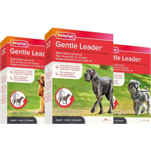 Size Large Color Black Beaphar - Gentle Leader - L - Black - 1 Piece