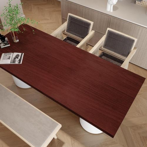 BAYYA Cherry Wood Grain Contact Paper Red Brown Peel Stick Wallpaper Matte Thick Ultra Wide 31.5x354inch Self-Adhesive Waterproof Wall Paper Roll Vinyl Wrap Furniture Sticker for Countertop Cabinet