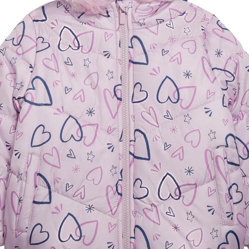 4T Carter's Girls' 2-Piece Snowsuit Cozy Hooded Puffer Jacket and Ski Bib Set