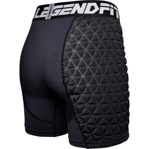 Size XL Color Black Girls Youth Softball Padded Sliding Shorts Compression Underwear Protective Supportor Baseball Football Lacrosse