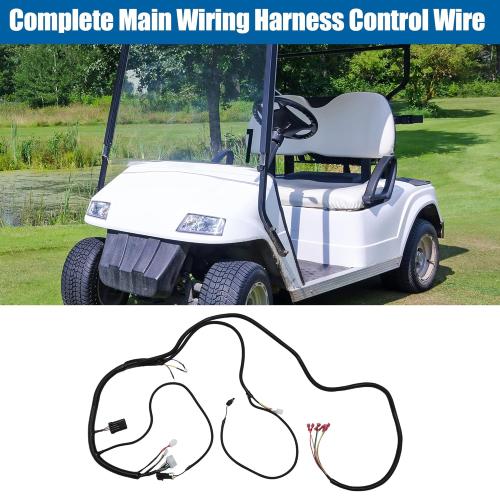 uxcell Complete Main Wiring Harness Control Wire for Golf Cart for EZGO TXT48 Freedom TXT 48V 2010-2022 Electronic Speed Control Harness W/Port Connector Replacement