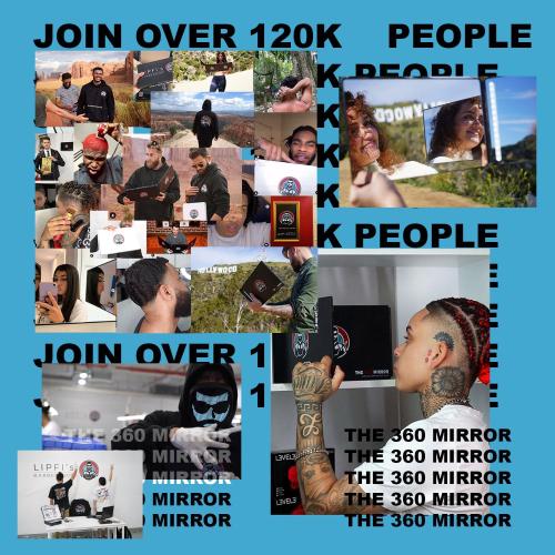 The 360 Mirror - 3 Way Mirror for Self Hair Cutting - Adjustable Trifold Barber Miror to Cut Your Own Hair - Tri Fold Self Haircut System for Men and Women Braiding - Three Sided Miror for Haircuts‼️light dirt and good condition‼️