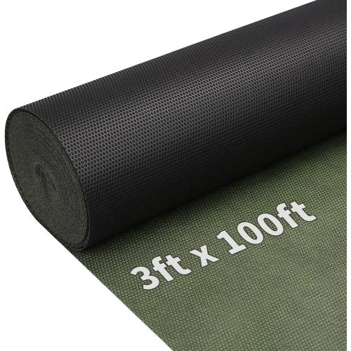 3x100ft Weed Barrier Fabric & Landscape Fabric,5.8oz Heavy-Duty Non-Woven Ground Cover, Easy Setup Weed Control Mat for Garden, Yard, Farm, Orchard, Fruit Trees​​