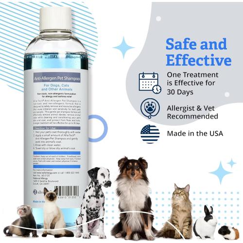 Allertech® Anti-Allergen Pet Shampoo 16-oz Bottle