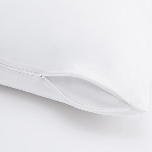 Serta Power Chill Cooling Pillow Protectors, Stain Resistant and Zippered Pillow Protector, Protects Pillow from Dust and Dirt, King, White, 2 Count ( Pack of 1)