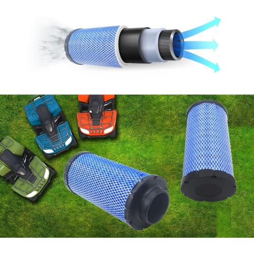 air filter Fits for Polaris RZR XP 1000 / Turbo 2014–2023 | High Performance Air Filter #2882234 1240822 1240957 7082097 1241084 2879520 (pack of 2)