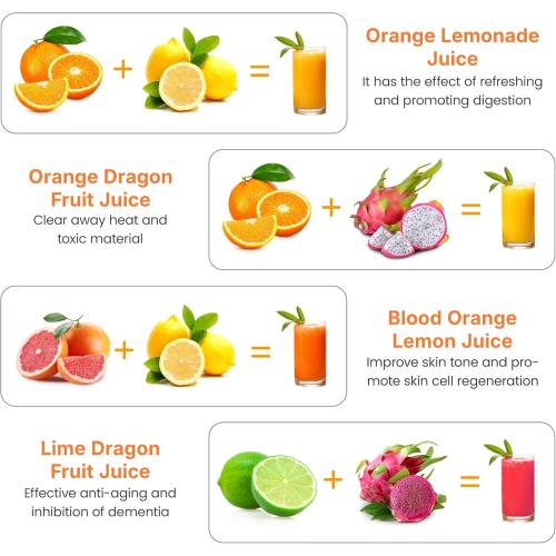 Sunvivi Dual Head Electric Citrus Juicer, Plug-in Model Juicer Machine with Power Cord & Cleaning Brush, Portable Lemon Squeezer for Fresh Orange, Lemon, Lime, Kiwi, Grapefruit, Easy to Clean & Use