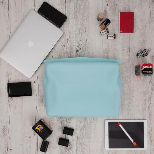 Flypal Waterproof Document Bag, Airtight Protection for Valuables, Laptop | Patented Pinch Close Seal • Fits Fireproof Bags & Safes • Seamless One-Piece Silicone Design • Fits Binders & Legal Documents