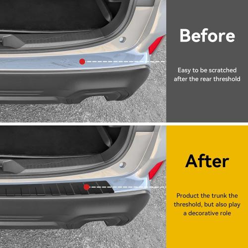 Rear Bumper Protector for Subaru 2025 2026 Forester Car Accessories ABS Plastic Material Matte Black Resistant Trunk Door Entry Guards