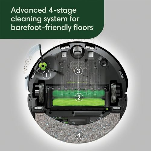 iRobot Roomba Combo 10 Max Robot Vacuum and Mop   AutoWash Dock (x0850) - Multi-Functional Base, Refills Bin, Washes & Dries It's Mop Pad, Self-Emptying, Auto-Retract Mop Pad, Avoids Obstacles