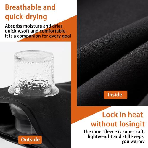 Pack Of Large Men's Thermal Compression Shirt Fleece Lining Athletic Quick Dry Base Layer Long Sleeve Fitness Top