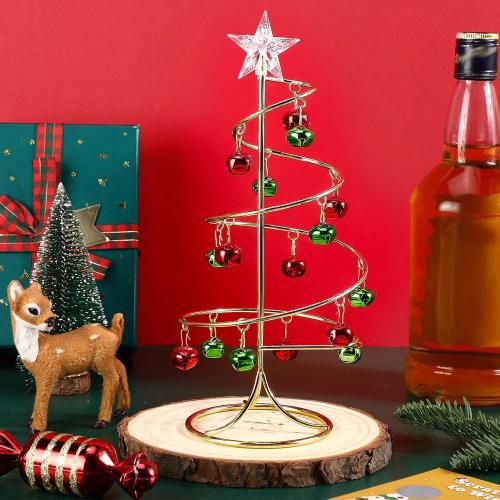 Hicarer 2 Pcs 11.4 Christmas Ornament Display Tree, Stylish