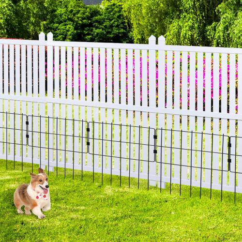 Modern White Vinyl Pool Equipment Enclosure Fence 36 W X 45 H 2 Panels with Metal Stake