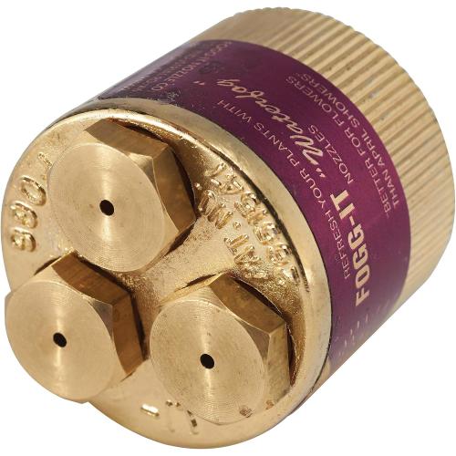 Dramm Fogg-It Mist Spray Nozzle with Brass Jets & Body, Perfect for Delicate Seedlings & Raising Humidty for Wilting Plants, Brass