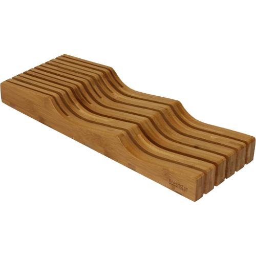Oceanstar In-Drawer Bamboo Knife Organizer