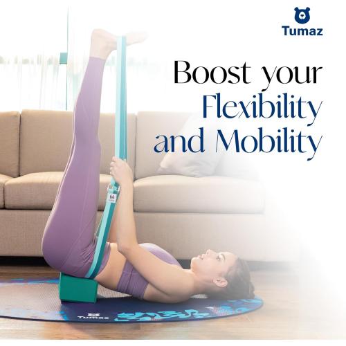 Tumaz Non-Slip Yoga Blocks，High-Density EVA Foam 2 Pack for Yoga & Pilates