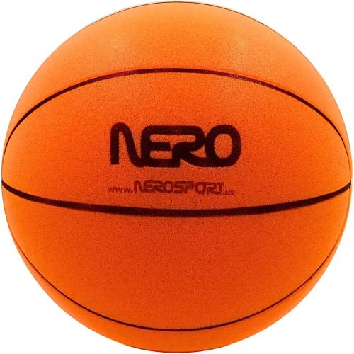 NERO SPORT Ninja Silent Basketball- Soft Foam Indoor Hoop Play | Soundless Ball for Quiet Dribbling and Indoor Training