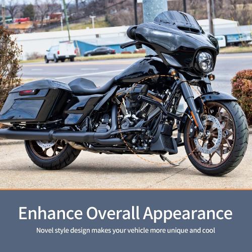 Front Engine Guard Crash Bar for Harley Touring Street Glide Road Glide Electra Glide Ultra Limited 2014-2022 / Road King 2014-2024