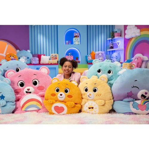 Happy Nappers: Care Bears Sleep Sack Large - Wish Bear - 66 x 30, 2-in-1: Plush Character Opens Into Sleeping Bag, Soft Nap & Play Animal, Kids 3