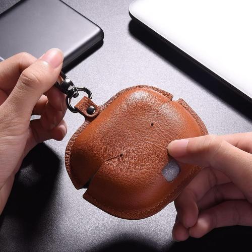 Headphones Cases for Huawei Free Clip 2 Case Cover,Earphone Protective Cover,Scratch-Proof,Shock-Proof Business PU Leather Cases Covers for Huawei Free Clip 2