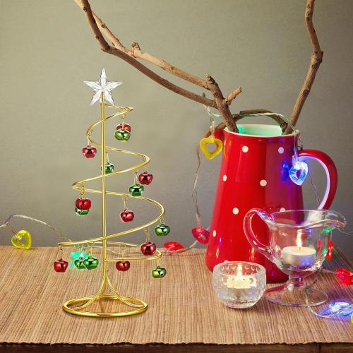 Hicarer 2 Pcs 11.4 Christmas Ornament Display Tree, Stylish
