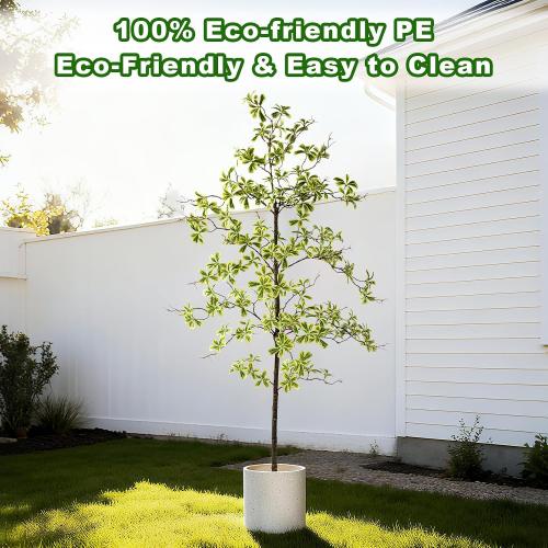 Bailikang 6FT Artificial Black Olive Tree Artificial Olive Plants, Tall Faux Olive Tree Faux Silk Plant Fake Plant Ultra-Realistic Silk Leaves & Natural Trunk Indoor Outdoor Use
