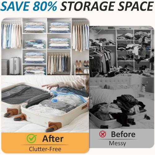 Vacuum Storage Bags with Hand Pump, Vacuum Seal Space Saver Bags,20 Combo