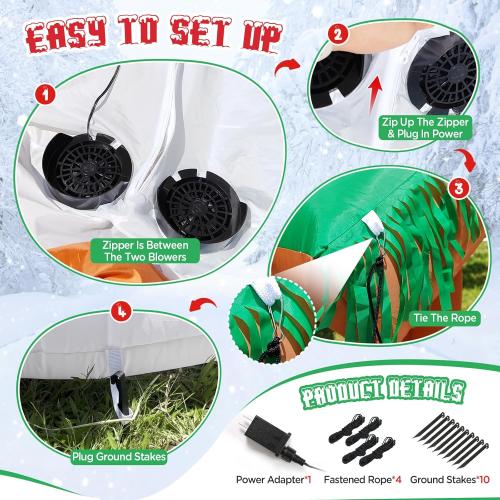 12FT Christmas Inflatable Nativity Scene: Large Outdoor Christmas Decorations, Built-in 15 LED Lights, Blow Up Jesus Nativity Set Decor, Inflatables for Party Lawn Garden Yard (12FT X 6.5FT X 9FT)