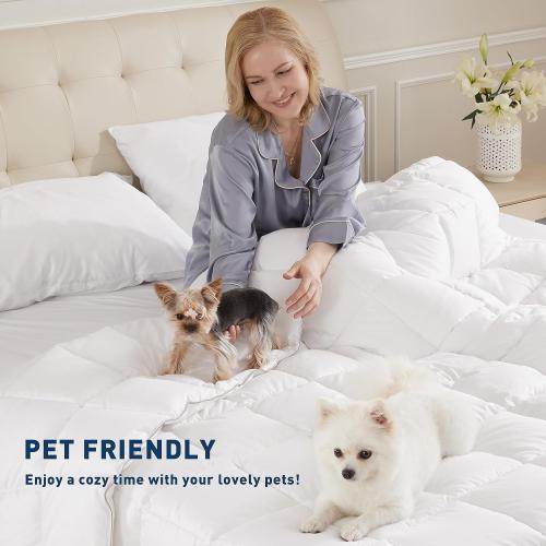 sunflower Extra Deep Pocket Twin Sheet Sets Fits 18-24 in Deep Mattress -100% Cotton Twin Sheet Set, White Hotel Luxury Soft Breathable Sheet Sets for Twin Bed Deep Pocket