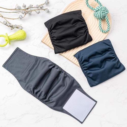 1 Pack 3 Reusable Dog Diapers Washable Male Belly Bands for Dogs, High Absorbing Male Dog Doggie Puppy Wraps