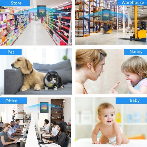 Picture Frame Camera, Security Camera WiFi 1080P, 365 Days Standby PIR Motion Detection HD Night Nision Real Time View Live Surveillance Wireless Mini Nanny Video Cam