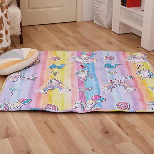 Baby Play Mat for Floor,72×59Thicken Ultra Large&Soft Playmat,Washable Playpen Mat Non-Slip Baby Crawling Mat for Babies Floor Tummy time(Unicorn)