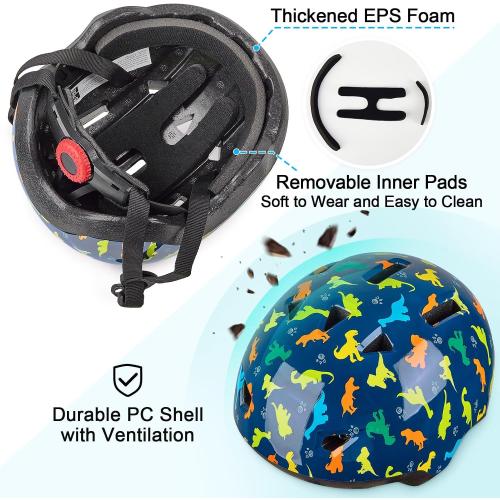 Toddler Helmet, Baby Infant Kids Bike Helmet for Kids Age 1-3/2-4/3-5/5-8 Adjustable Toddler Bike Helmets for Boys Girls for Scooter Skateboard Cycling